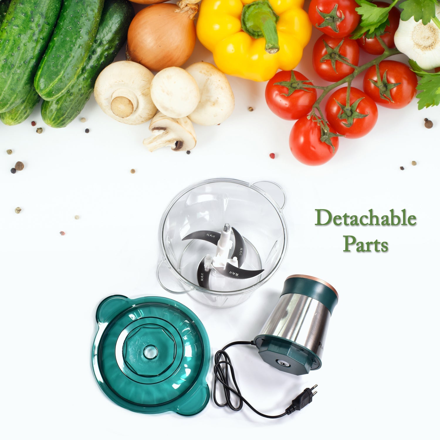 2811 Stainless Steel Electric Meat Grinders with Bowl for Food Chopping Meat & Vegetable. DeoDap 2811 Stainless Steel Electric Meat Grinders with Bowl for Food Chopping Meat & Vegetable. DeoDap